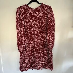Floral Red reformation Dress